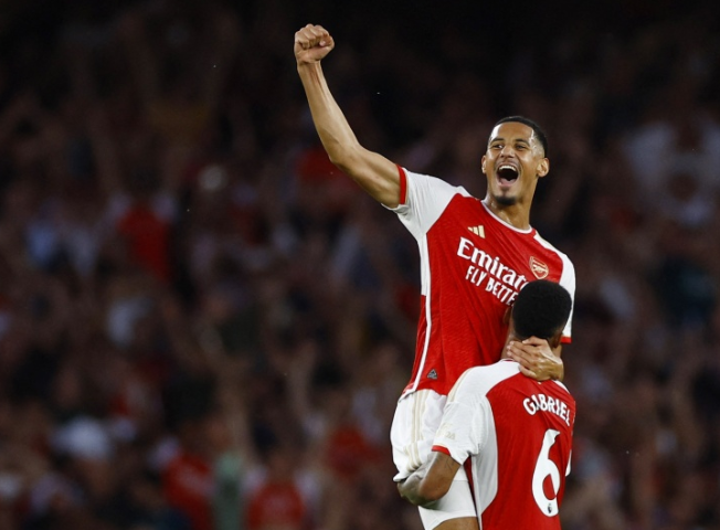 Saliba and Gabriel's bright Premier League matchup stats help Arsenal beat Man Utd away from home