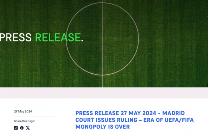 European Premier League lawsuit wins as court orders UEFA & FIFA to stop anti-competitive behavior