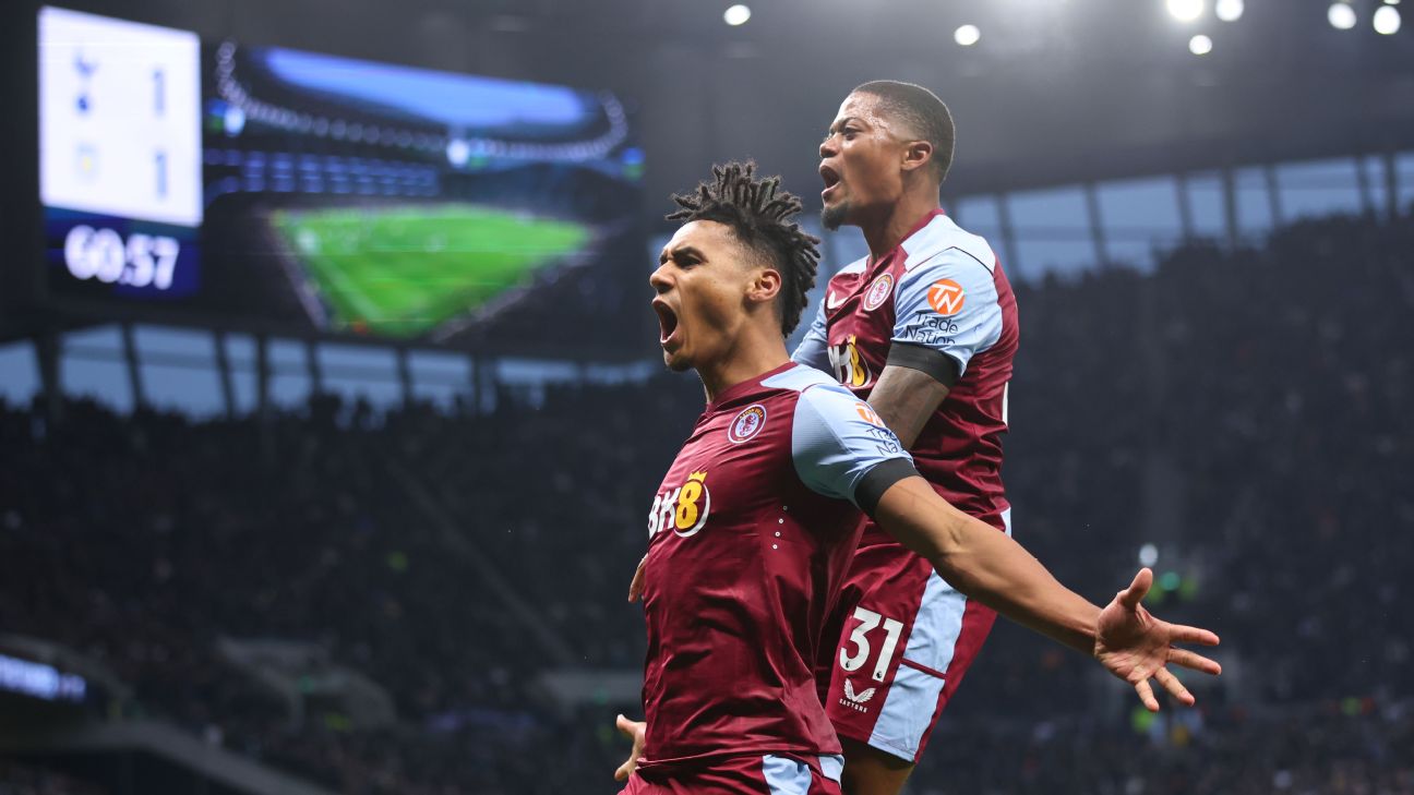 Aston Villa fourth in Premier League after beating Tottenham for third straight game