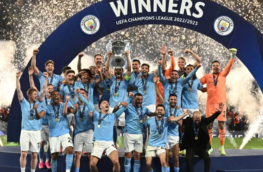 Manchester City Champions League Spielerliste einhundert Kopfgeld plus Alter, Manchester City Champions League Siegermannschaft