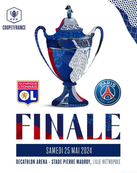  Coupe de France-Finale: Lyon gegen Paris Saint-Germain, das Gipfeltreffen steht vor der Tür