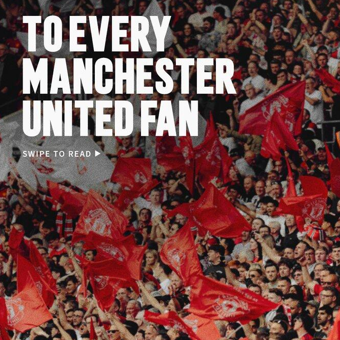 Manchester United's letter to fans: thank you for your support and moving forward together