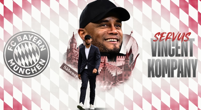 It's official: Vincent Kompany becomes Bayern boss on 3-year deal