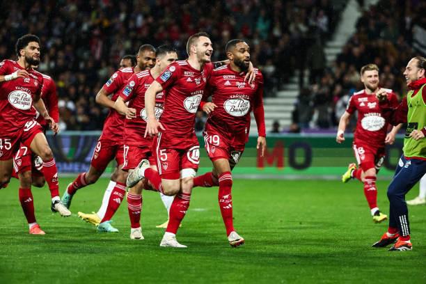 Brest won 3-0 away against Toulouse, ending the season's journey as the third placed team in the league