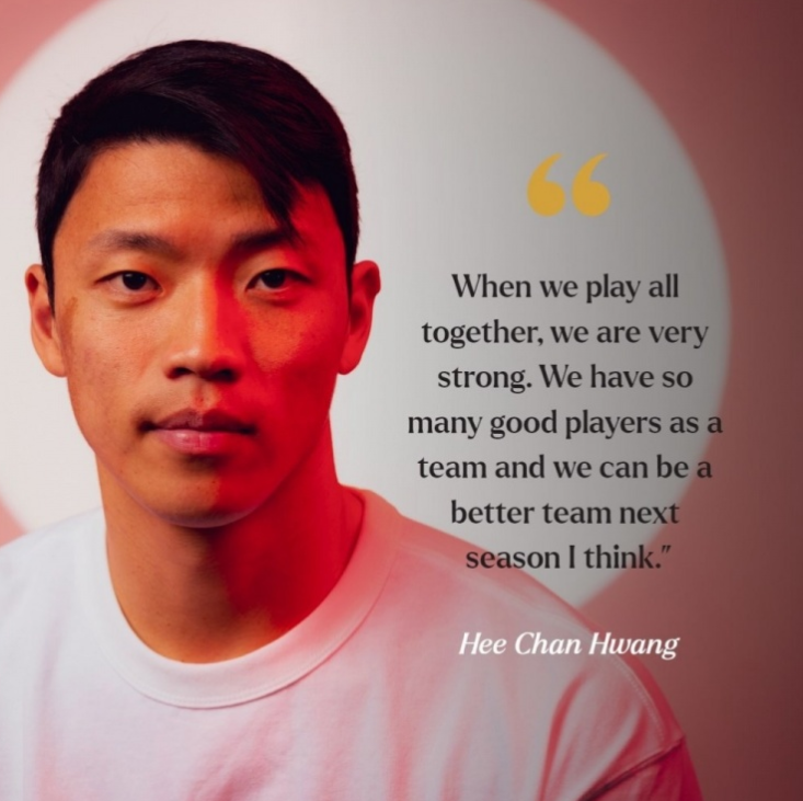 Hwang Hee Chan looks back on individual season: Injury affects play, looks forward to creating success with teammates