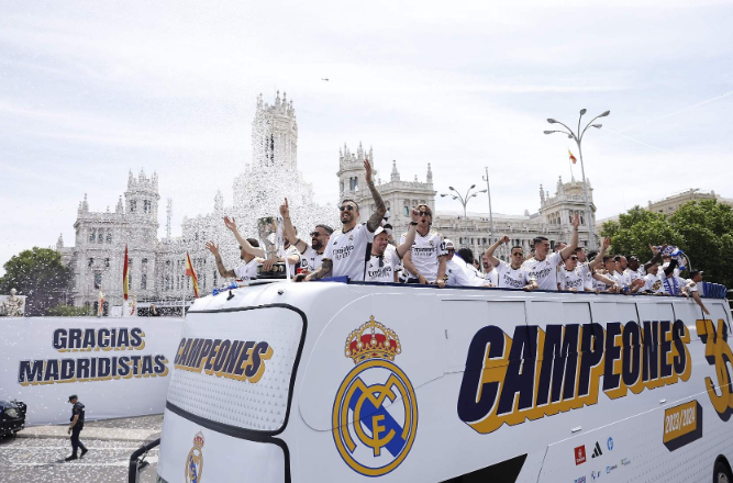 Real Madrid celebrates La Liga title this season, will pose with 36 La Liga trophies in history