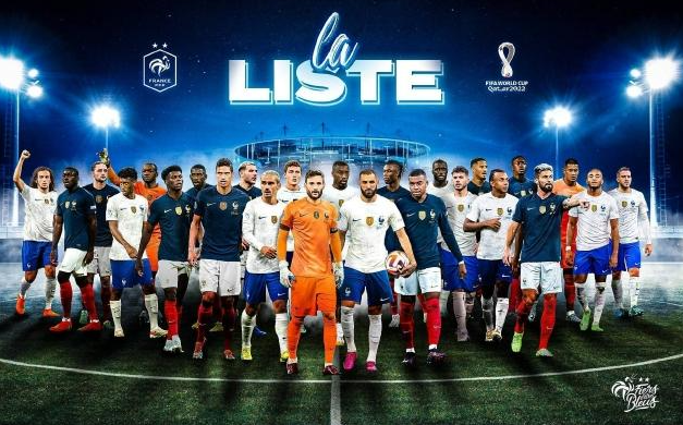 France squad for the 2022 World Cup