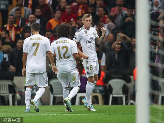 Kroos gewinnt mit Real Madrid 1:0 gegen Galatasaray