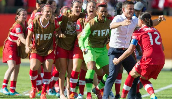 Canadian women's soccer team takes on Mexican women's soccer team: experience vs. youthful power