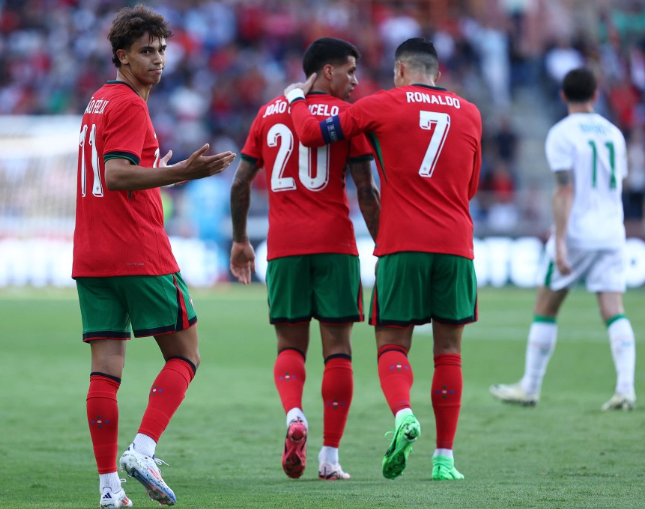  Friendly soccer match between Portugal and Ireland