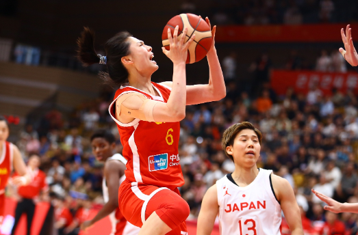  Frauen-Basketballspiel China-Japan Xi'an Chinas Frauen-Basketballteam besiegt Japans Frauen-Basketballteam