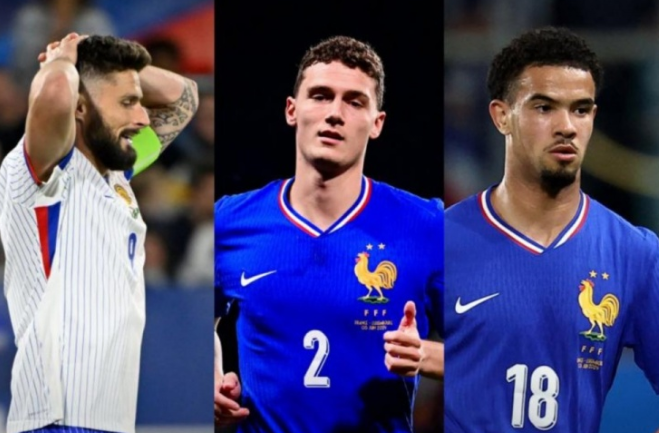 French newspaper L'Equipe: Giroud, Pavard and Emery Jr. have limited chances under Deschamps