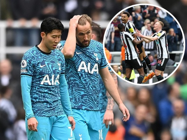 Tottenham concede 5 goals in 21 minutes, Newcastle ravaged in first 4 battles