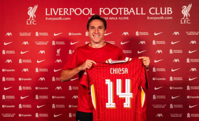 Junior Chiesa joins Liverpool, earns £81,000 a week to help Reds' forward line