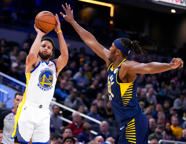  Curry's highest three-point shooting season