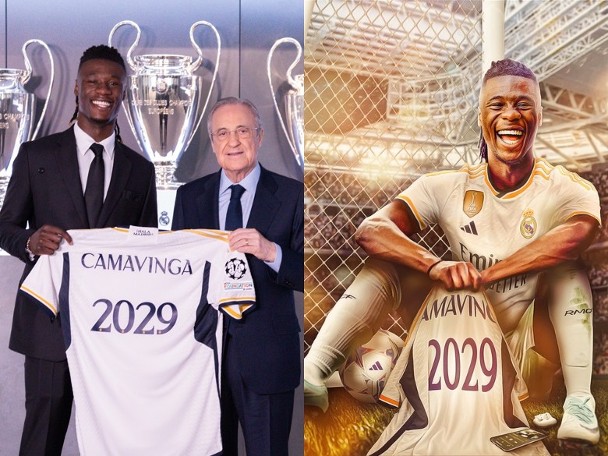 Real Madrid tie up another starter Kamayunga extends contract until 2029