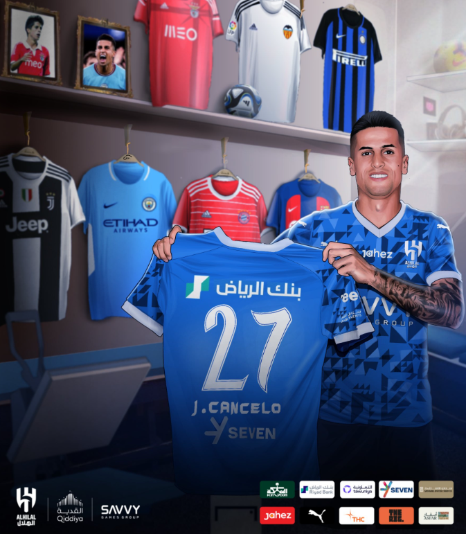  Official: Manchester City defender Cancelo joins Riyadh Crescent on transfer