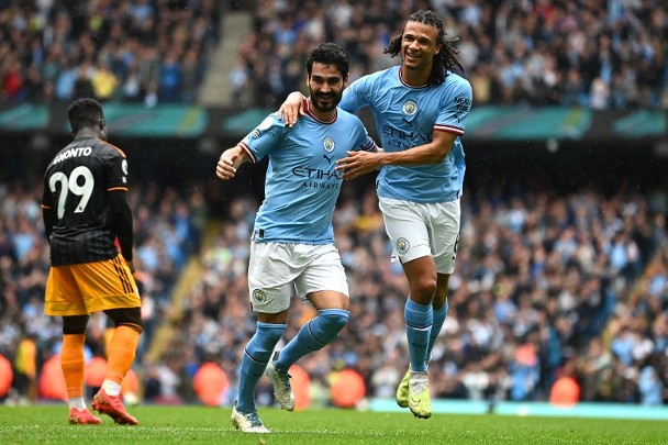 Man City win! Gundogan's 12-yarder is pissed off with the boys!