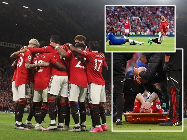 Man Utd speculate on car to lock up Europa League spot Anthony sleeps on stretcher to leave the field