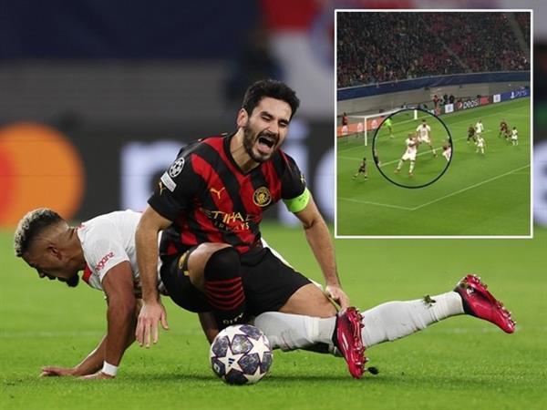 VAR ignores apparent handball as Man City are forced to settle for a draw at the hands of RB Leipzig