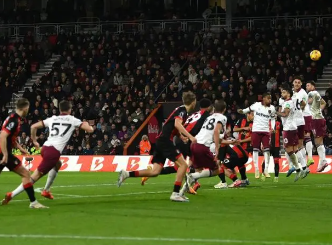 Premier League thriller! Bournemouth 1-1 West Ham, Ünal's divine goal equalizes 