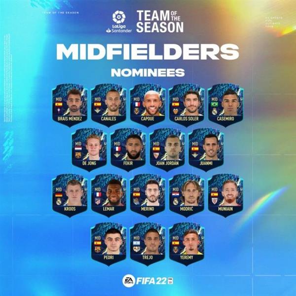 FIFA22 La Liga quarterfinal lineup: Benzema leads the way, Real Madrid's 8 will fight for supremacy, and Barcelona and Atletico each have 4 strong generals!