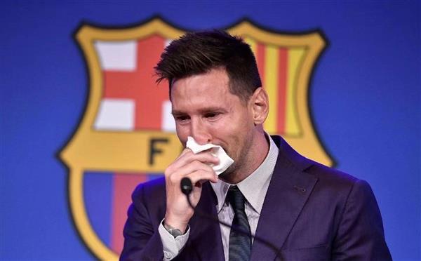 Messi's tearful conference: promising a 50% pay cut and the geometry of Laporta's actions?