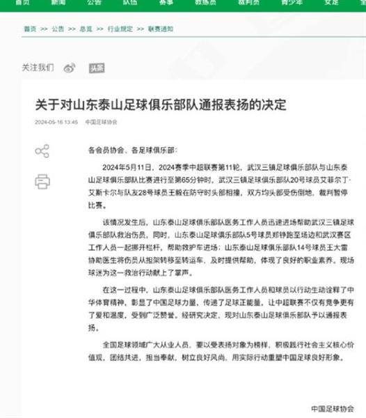 泰山医者显神通，三镇伤员得救获嘉奖