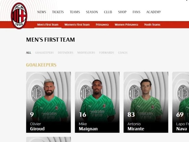 AC Milan Exclusive! Chiote jersey rush madness 