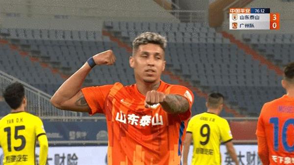 Liu Yang's header wins the game! Shandong 3-0 Guangzhou, the Chinese Super League champions are without a win in 8 rounds!