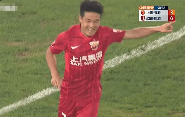 武磊复出双响！海港3-0成都跃升中超第三！