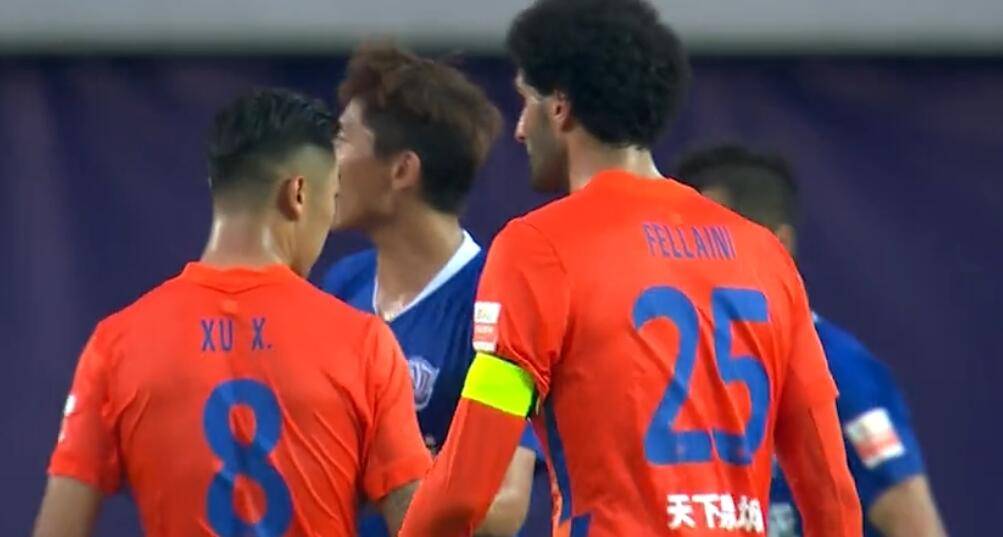 フェライニのヘディングシュートで山東が2-0！